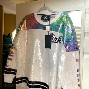 VS PINK Special edition sequin top Small